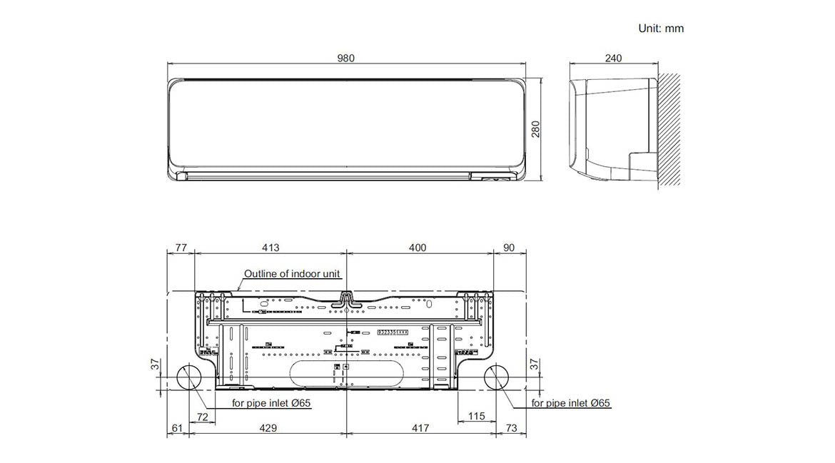 Fujitsu - ASTG24KMTC - 7.1KW 